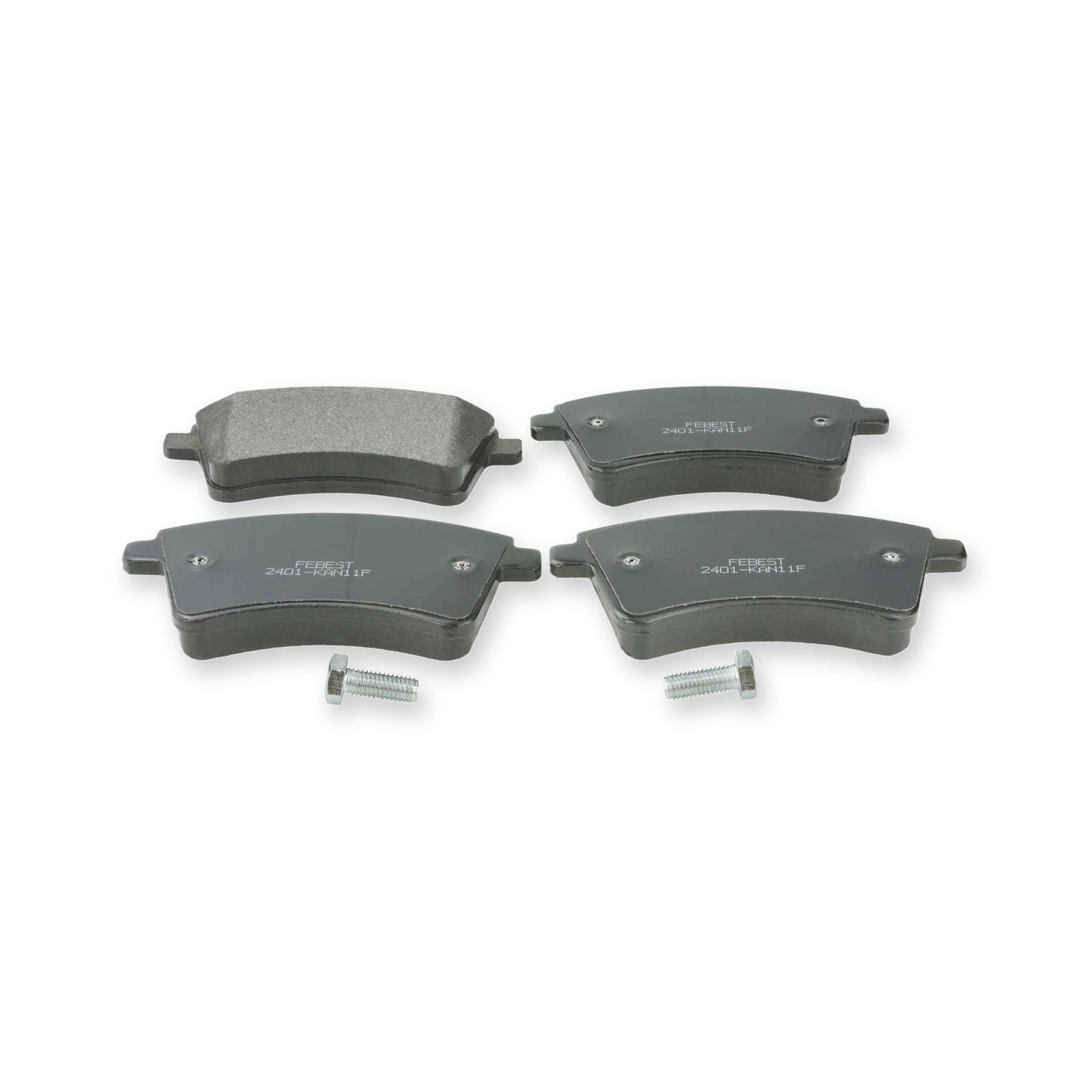 Renault Front Pad Kit, Disc Brake - (Including Bolts, With Anti Squeal Shim)