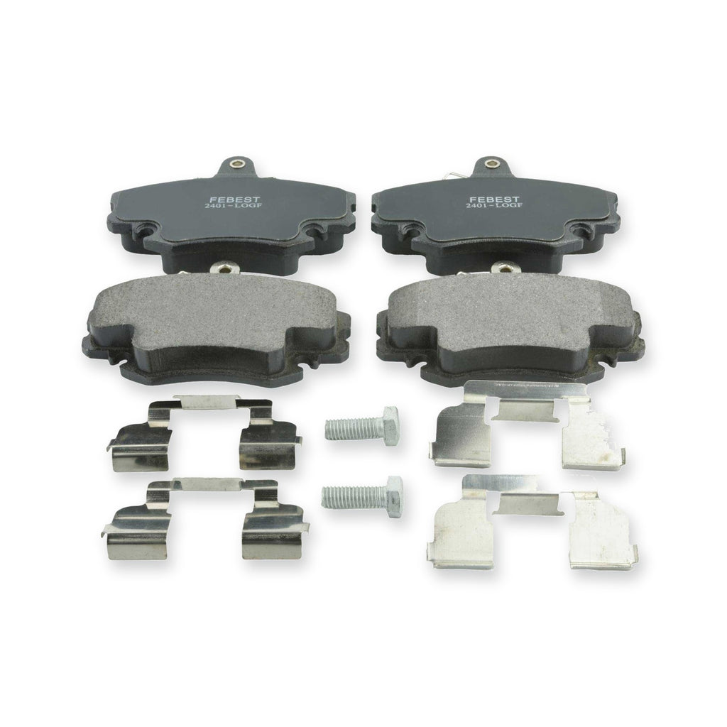 Renault Front Pad Kit, Disc Brake - (Including Bolts, With Anti Squeal Shim)
