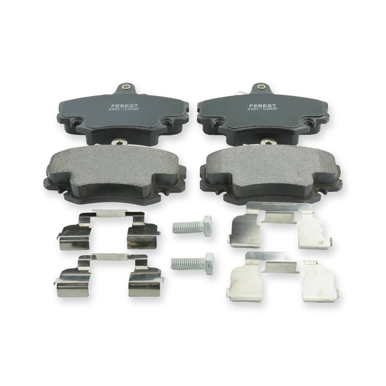 Renault Front Pad Kit, Disc Brake - (Including Bolts, With Anti Squeal Shim)