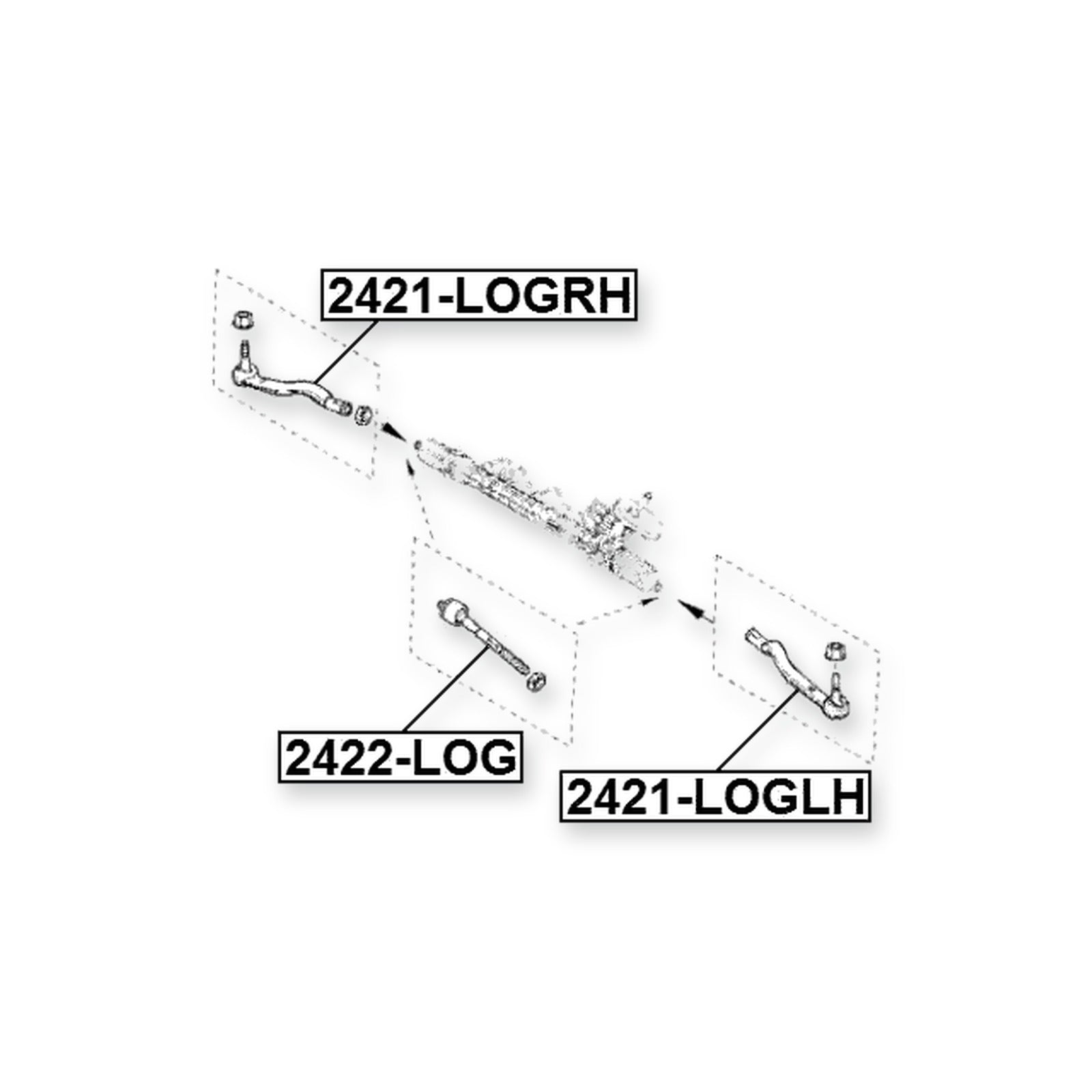Lada Largus F90 Front Steering Tie Rod