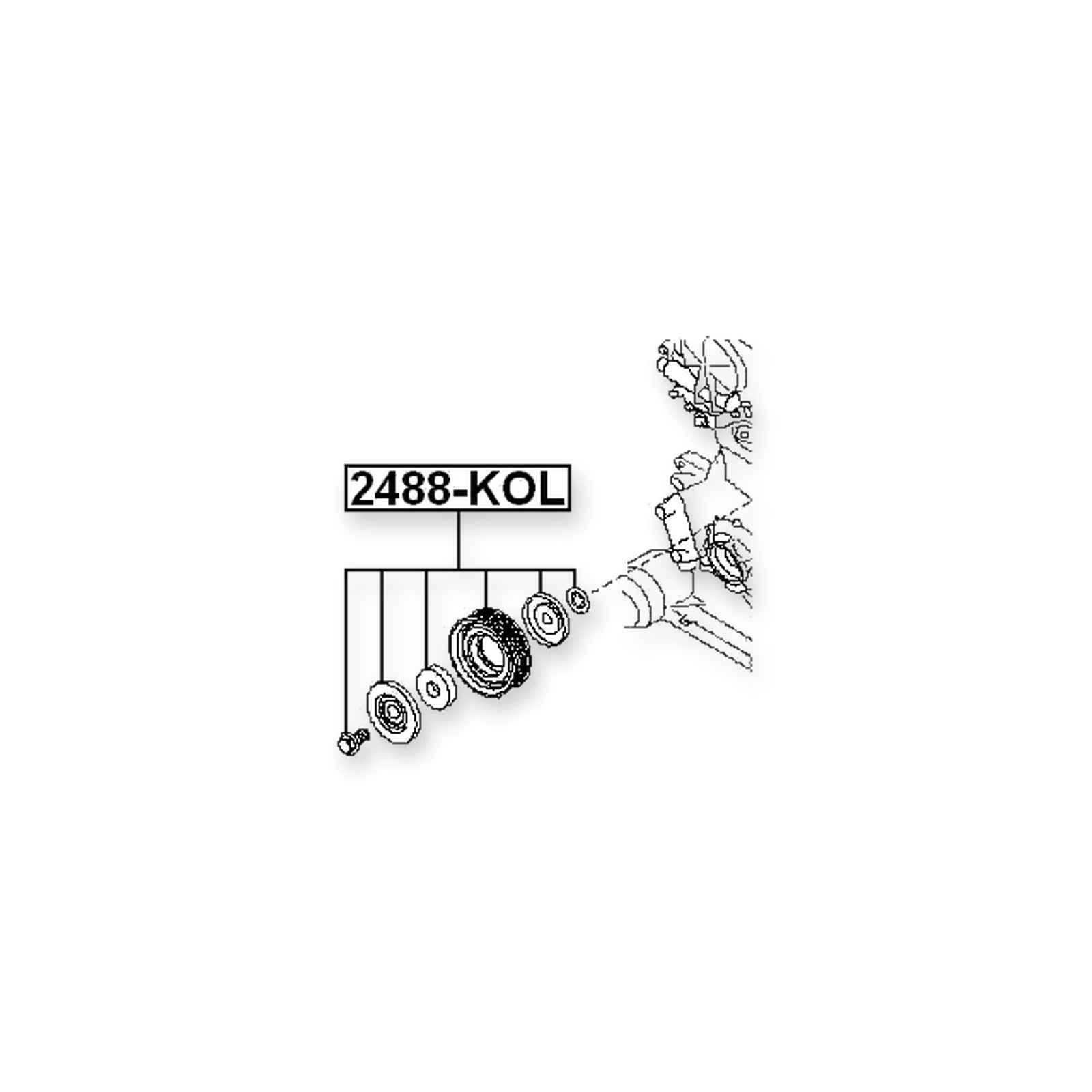 Renault Alaskan Pulley Idler Kit