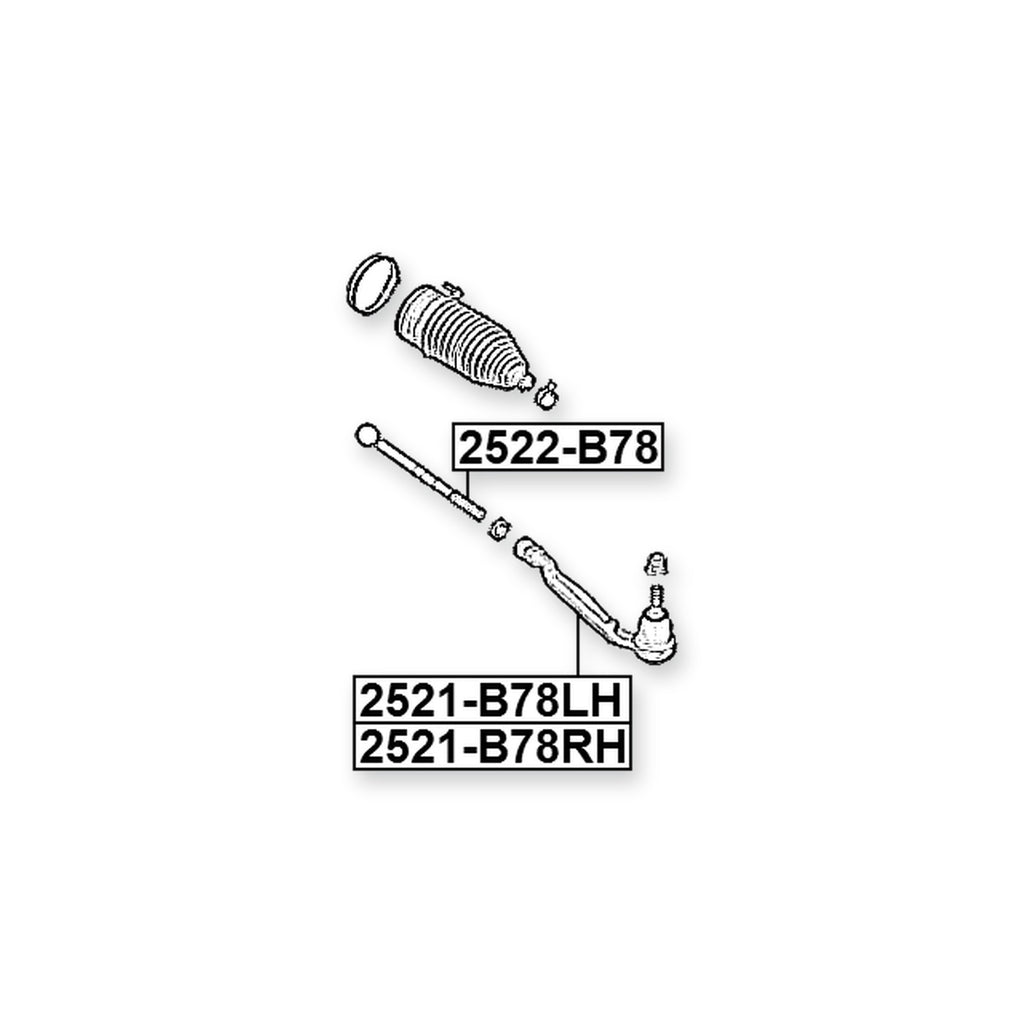 Citroen C4 Picasso Front Steering Tie Rod
