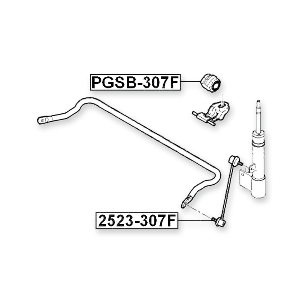 Citroen B7 China Front Sway Bar Link 2004-2011