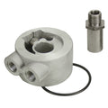 Derale Thermostatic Engine Sandwich Adapter 3/8"NPT, 22x1.5mm Filter
