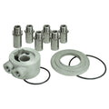 Derale Thermostatic Universal Oil Filter Cooler Engine Sandwich Adaptor Plate