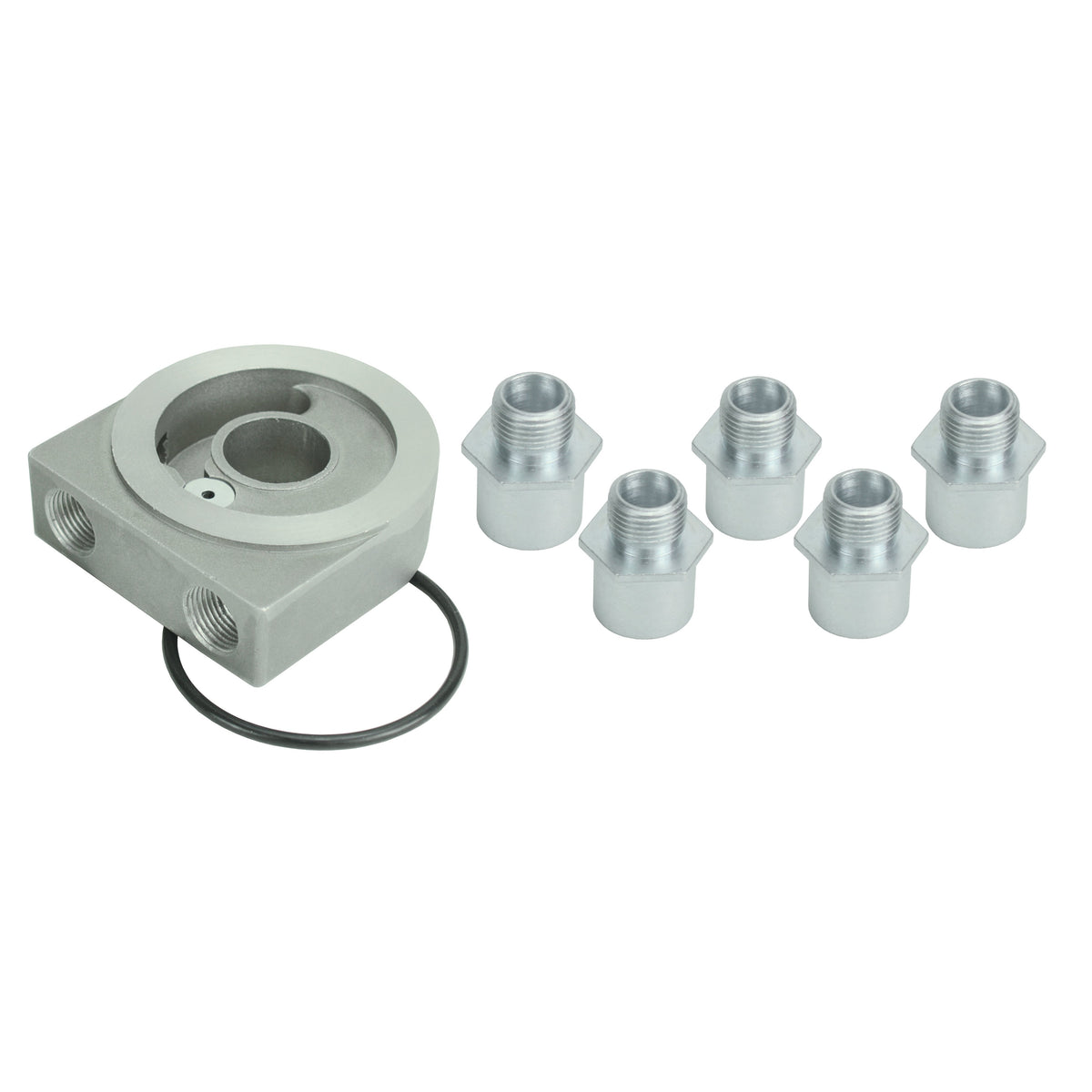 Derale Thermostatic Engine Oil Sandwich Adapter Kit Universal Fits many