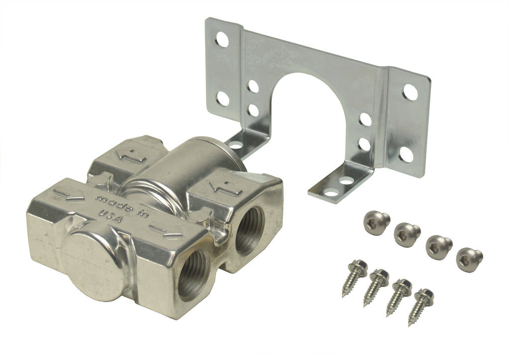 Derale Billet Aluminium Fluid Control Thermostat 3/8" NPT Ports & Bracket
