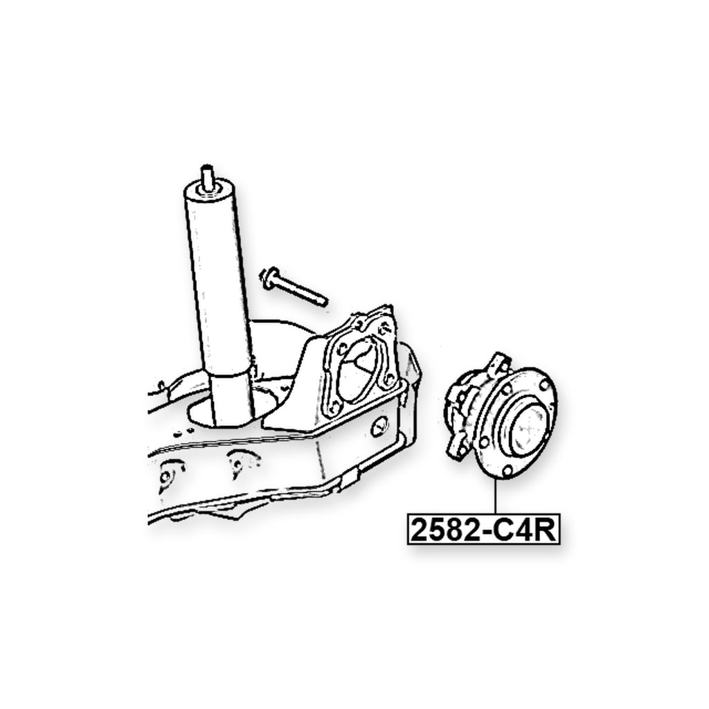 Peugeot 308 Rear Wheel Hub