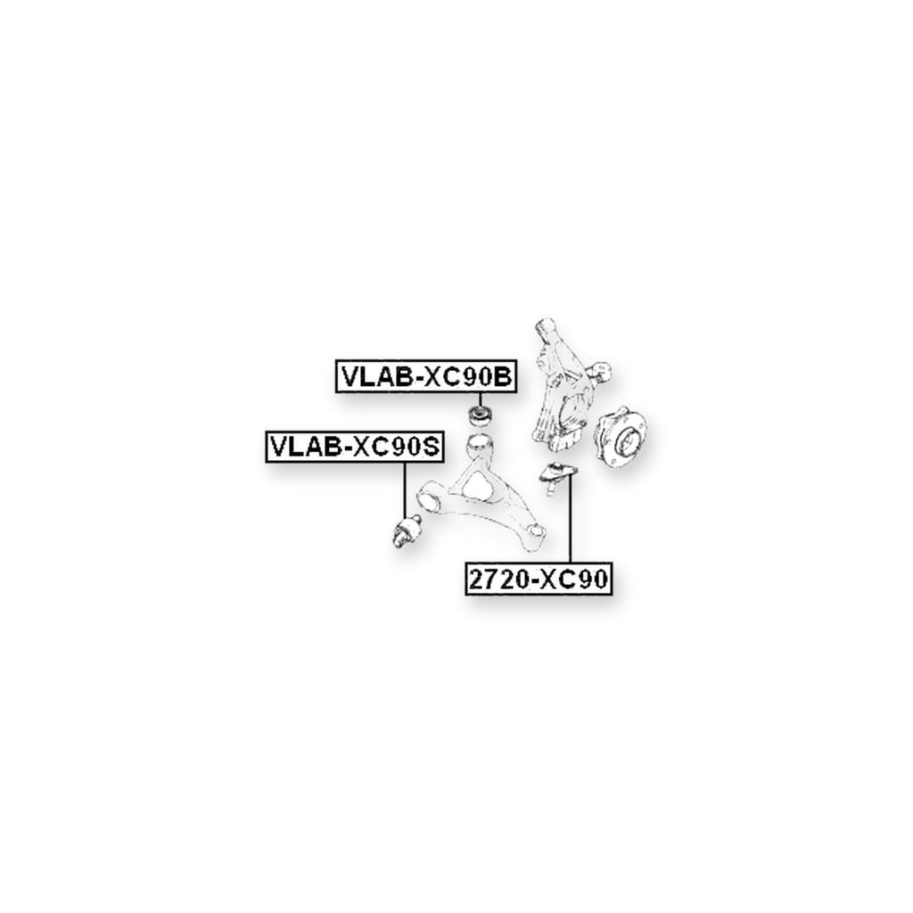 Volvo S60 Front Lower Ball Joint Arm