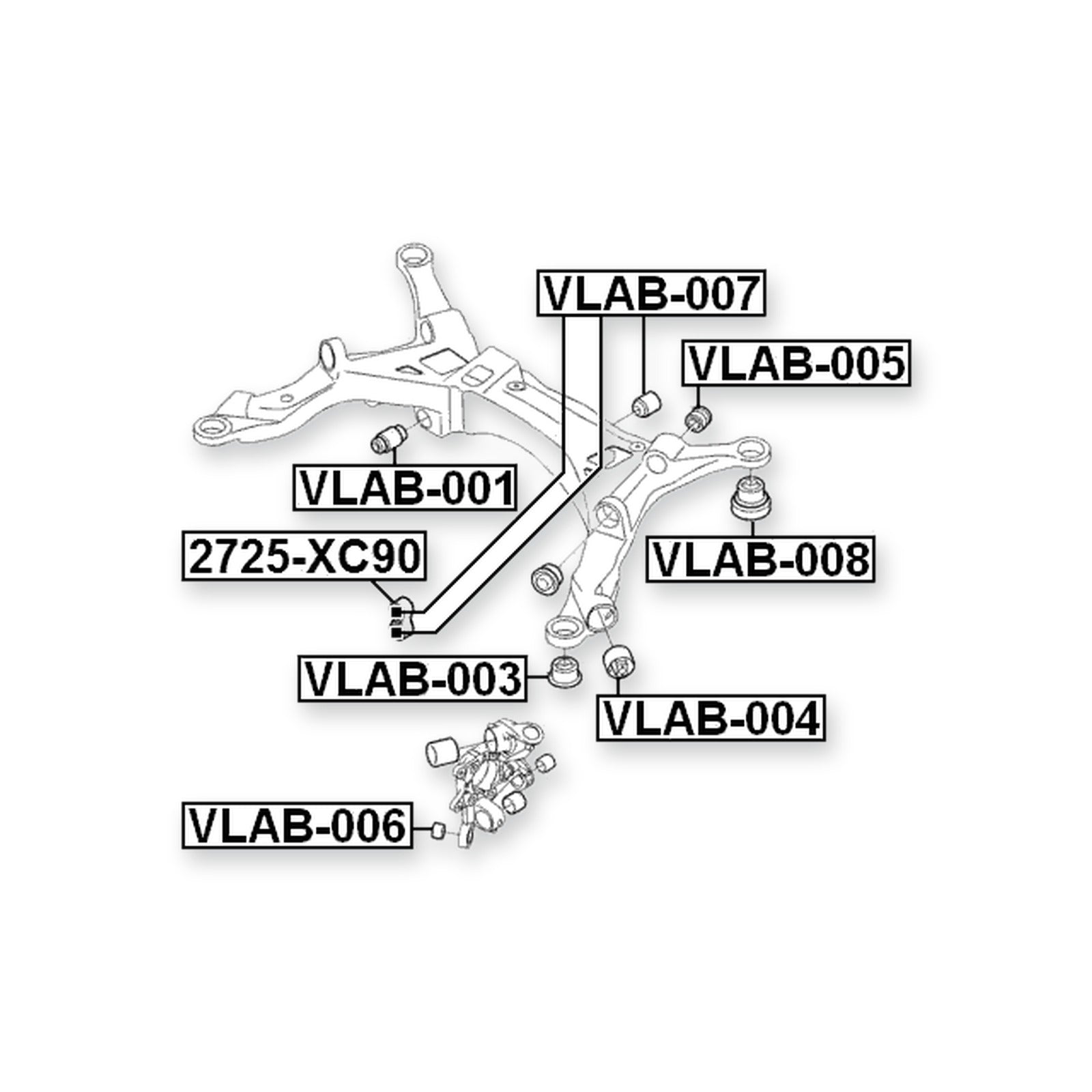 Volvo S60 Rear Transverse Link