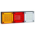 Mini Jumbo LED Stop/Tail/Ind/Rev Lamp 12/24V BLK Housing 0.4L
