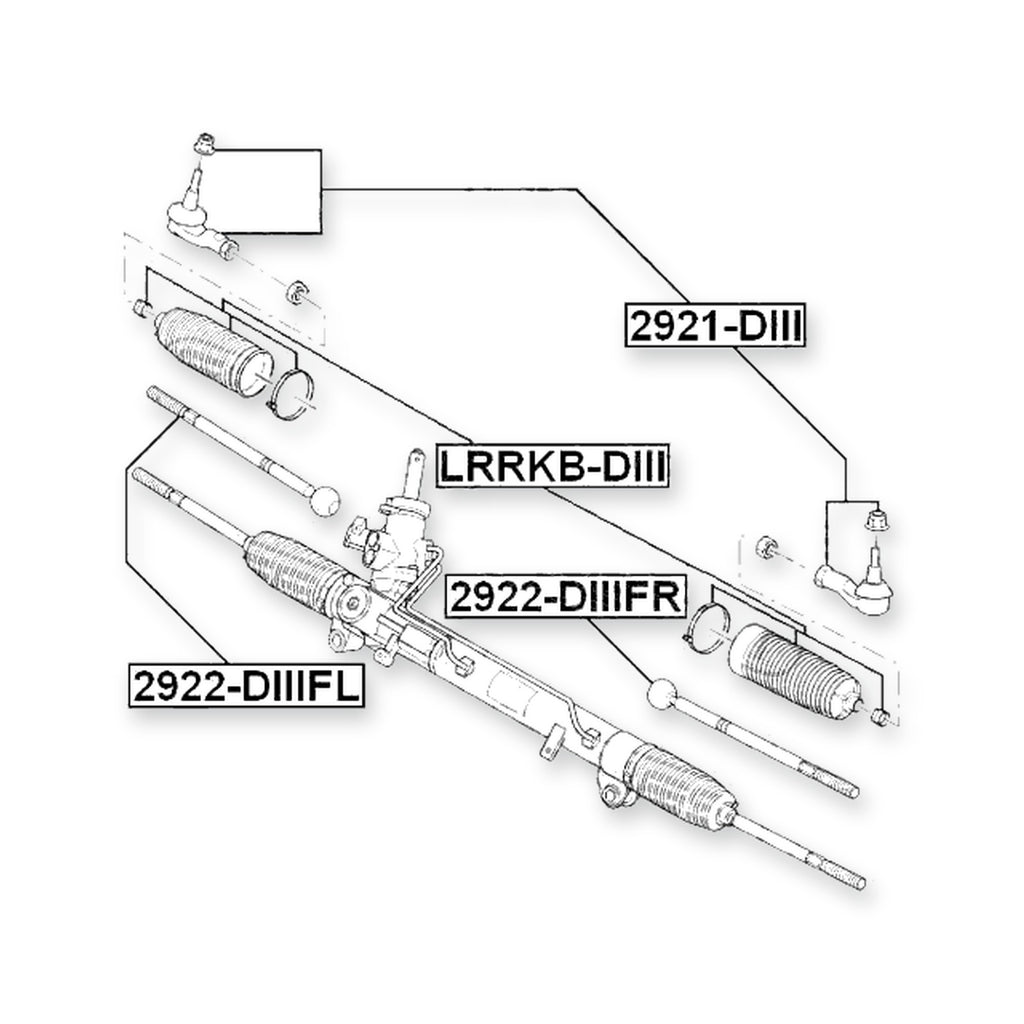 Land Rover 3/Discovery 3 Front Right Steering Tie Rod