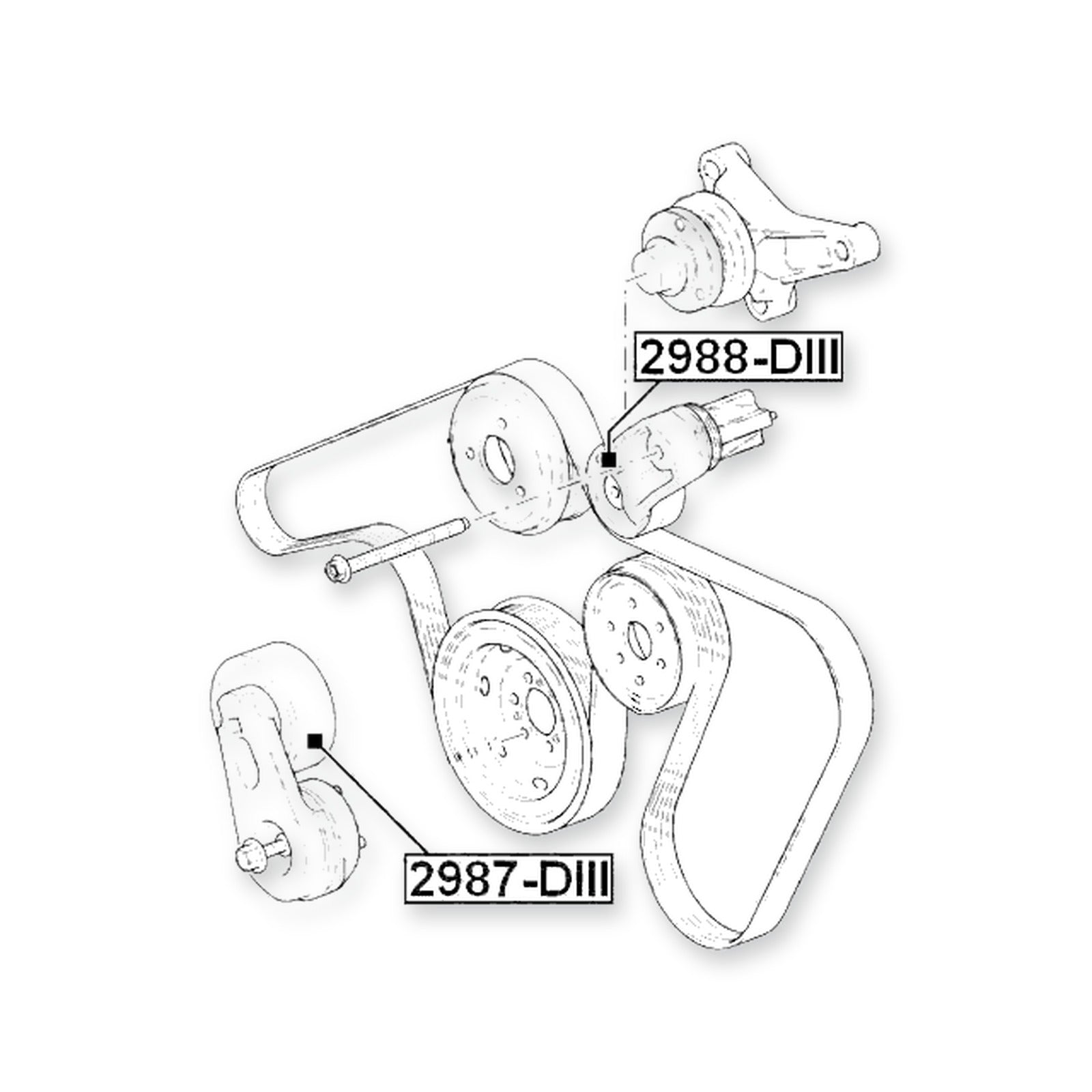Land Rover 3/Discovery 3 Tension Pulley