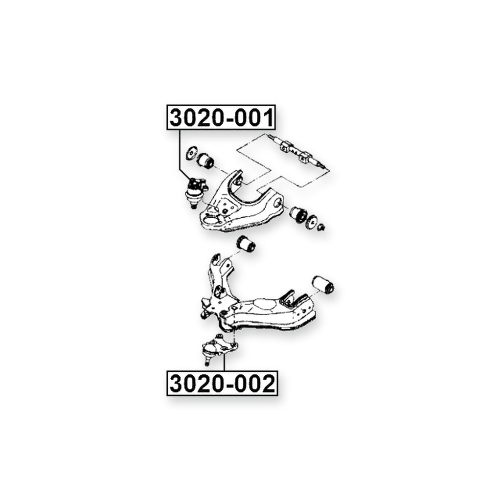 Isuzu Bighorn/Trooper Front Upper Ball Joint Arm