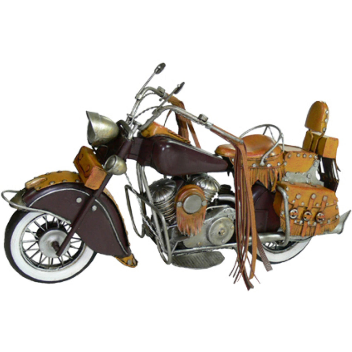 Nostalgic Art Automobelia Metal Collectable Indian Motorbike Ornament