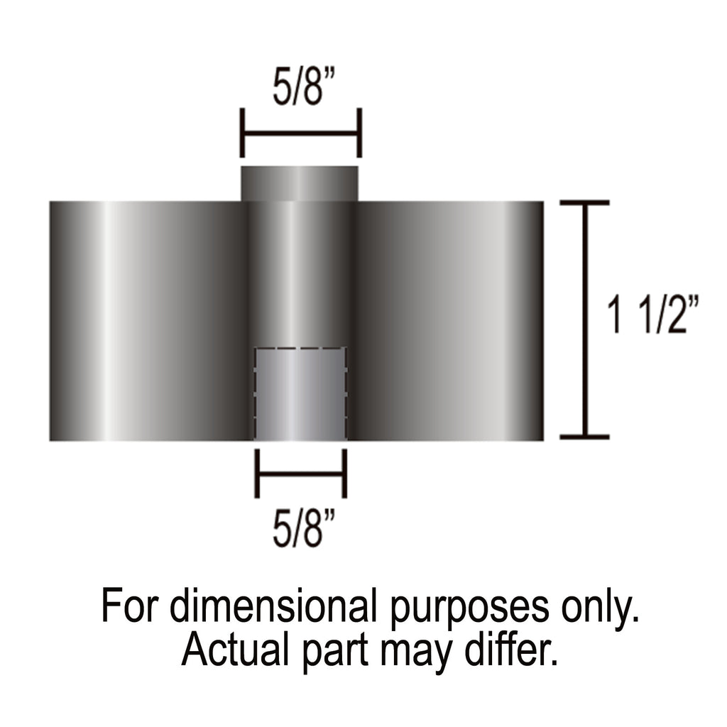 Derale Engine Fan Spacer 1.5" Thick (Female 5/8" Pilot) Aluminium Kit