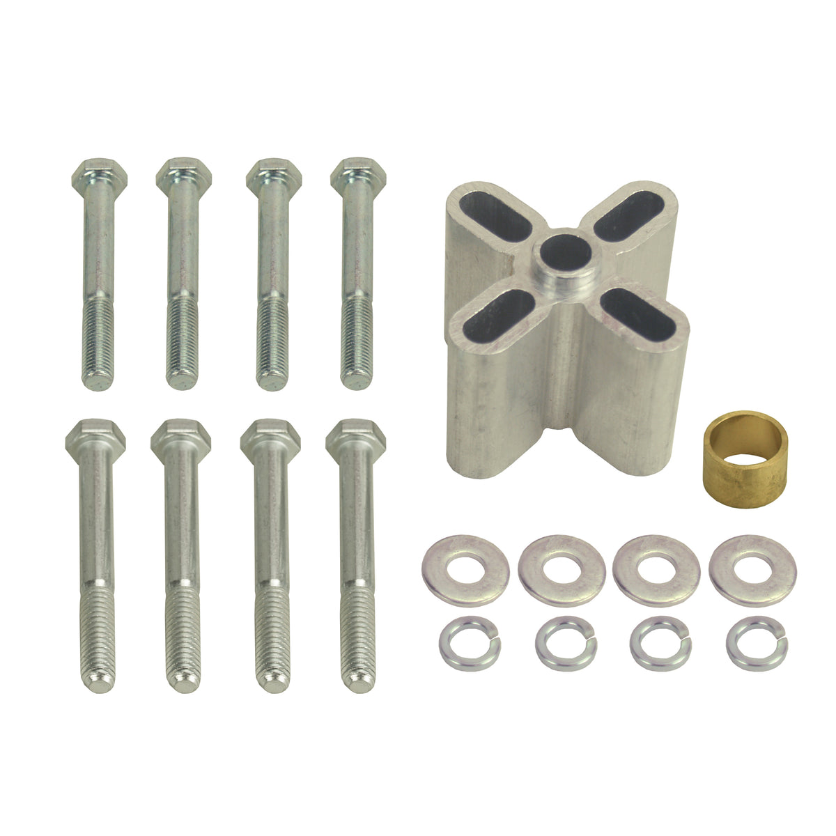 Derale Engine Fan Spacer 1.5" Thick (Female 5/8" Pilot) Aluminium Kit