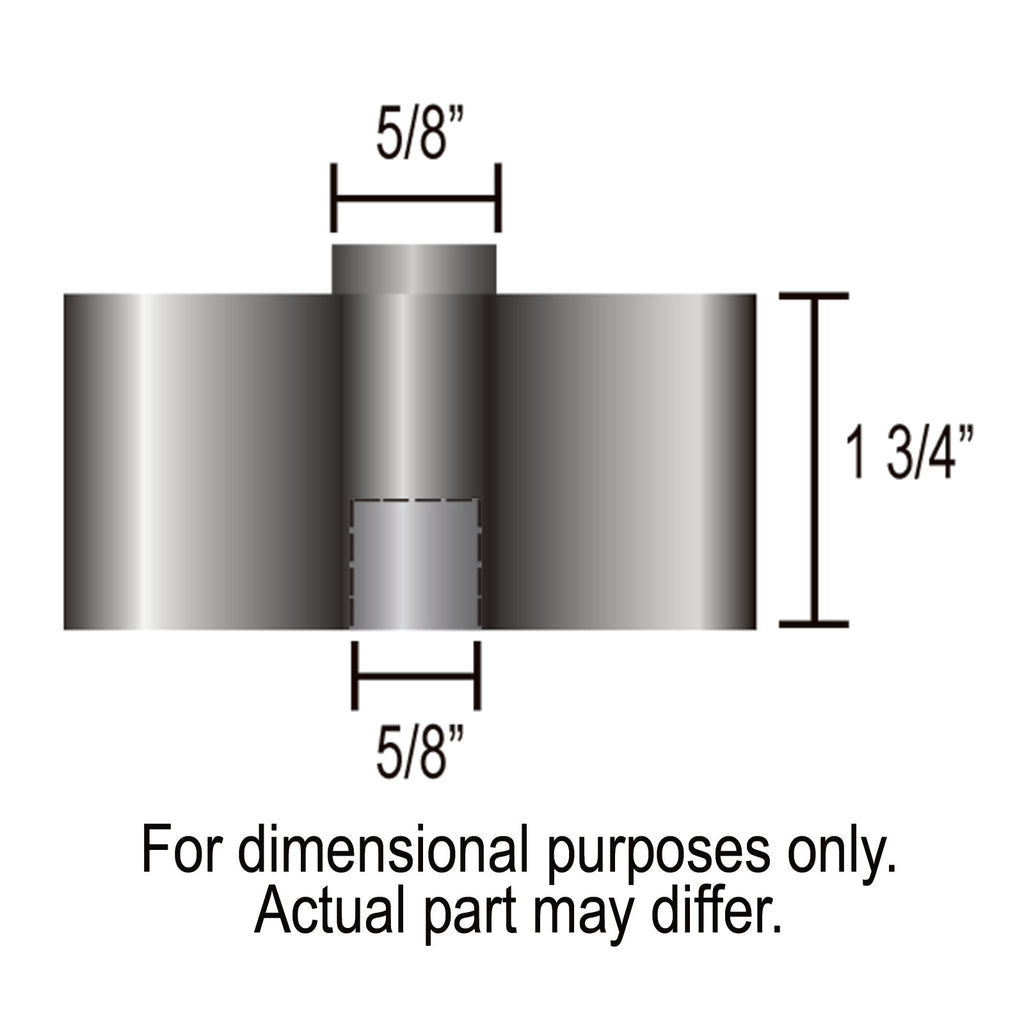 Derale Engine Fan Spacer 1.75" Thick (Female 5/8" Pilot) Aluminium Kit