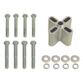 Derale Engine Fan Spacer 1.75" Thick (Female 5/8" Pilot) Aluminium Kit