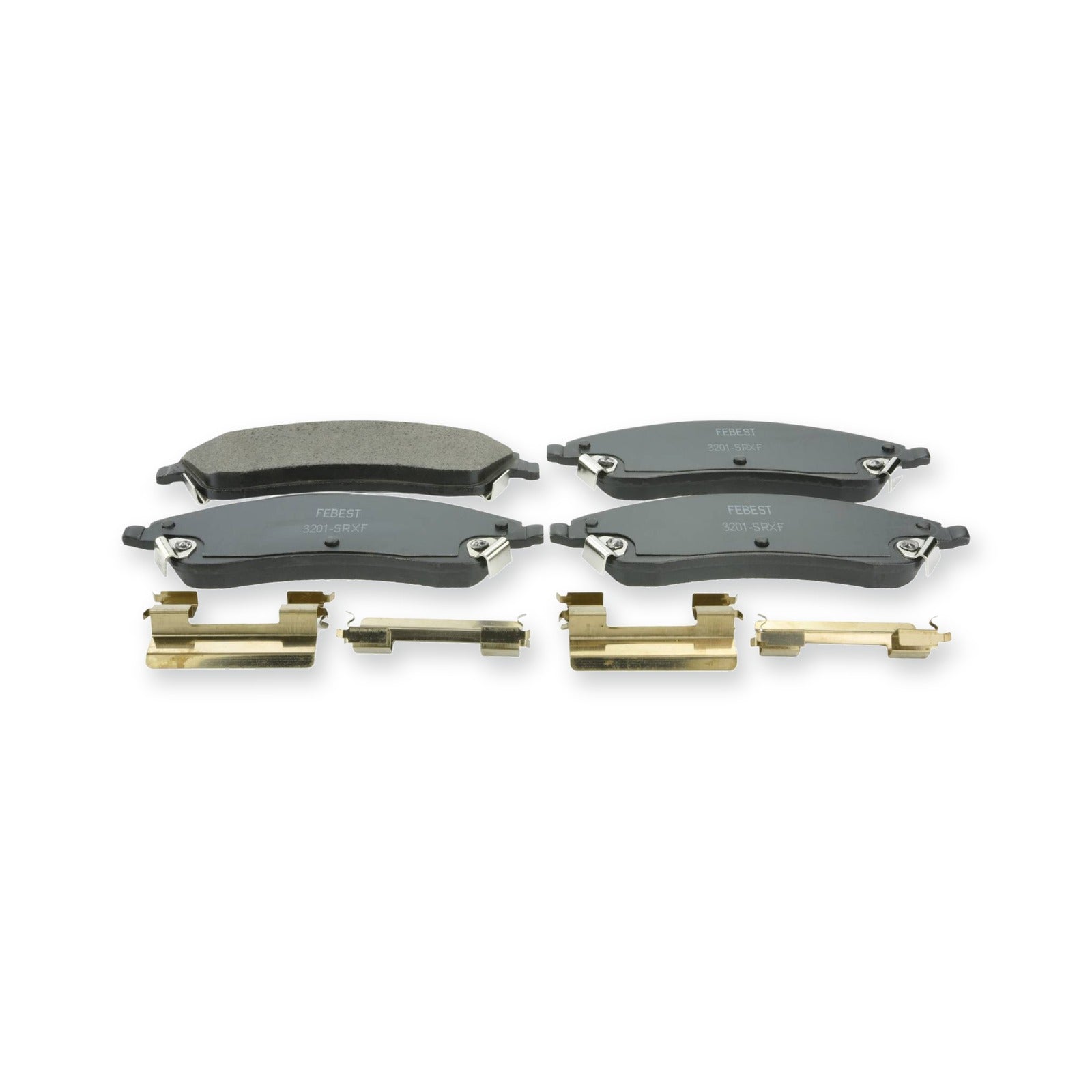 Pontiac Front Pad Kit, Disc Brake - (With Anti Squeal Shim, With Brackets)