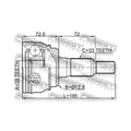 Chevrolet Avalanche Front Outer CV Joint 35X72.8X33