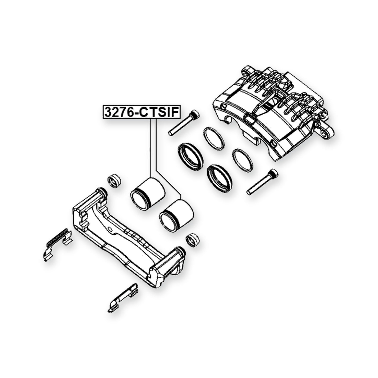Cadillac Cts Front Caliper Piston D45
