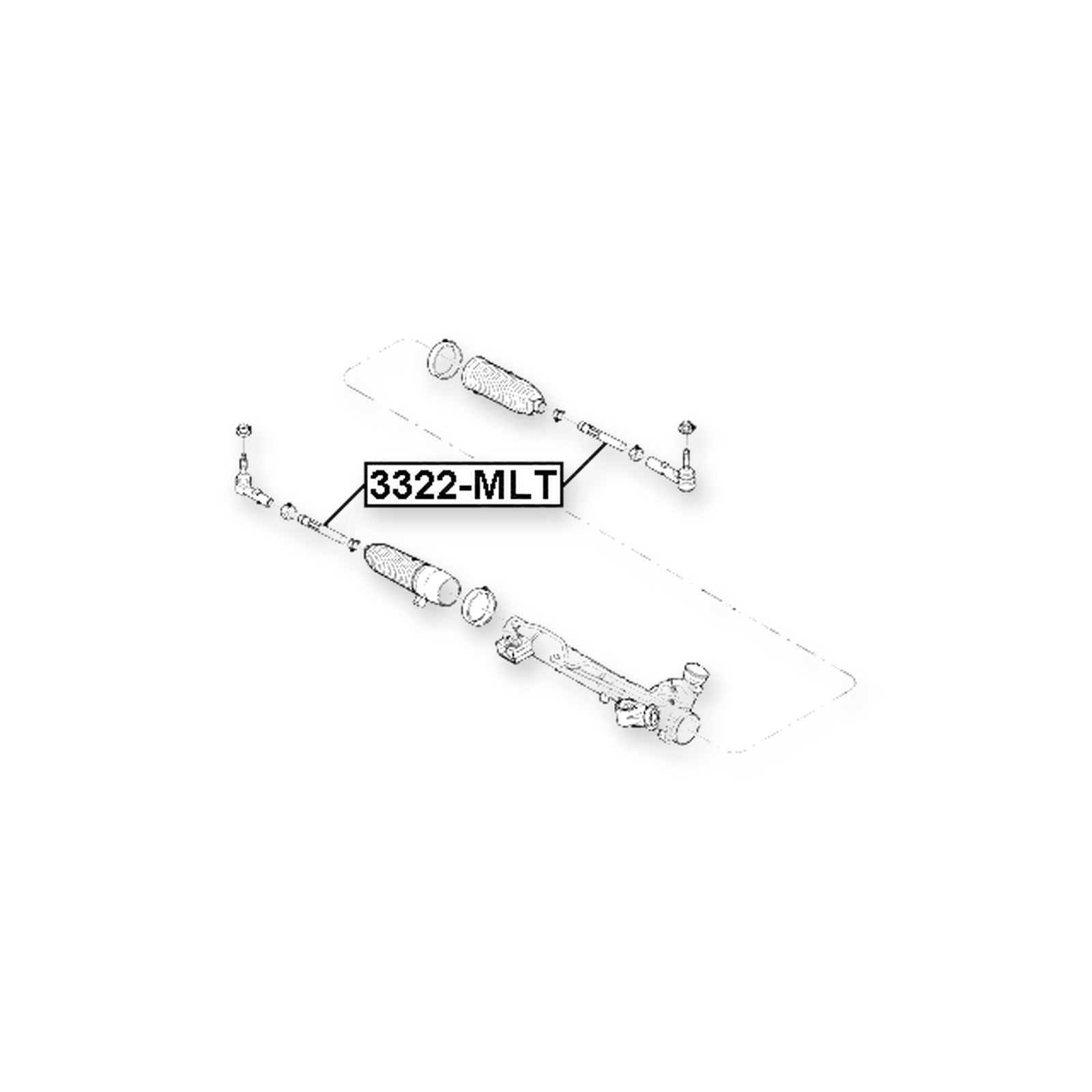 Ford F Series F150 Front Steering Tie Rod