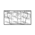 Ford Rear Pad Kit, Disc Brake - (Including Bolts, With Anti-Rattle Spring)