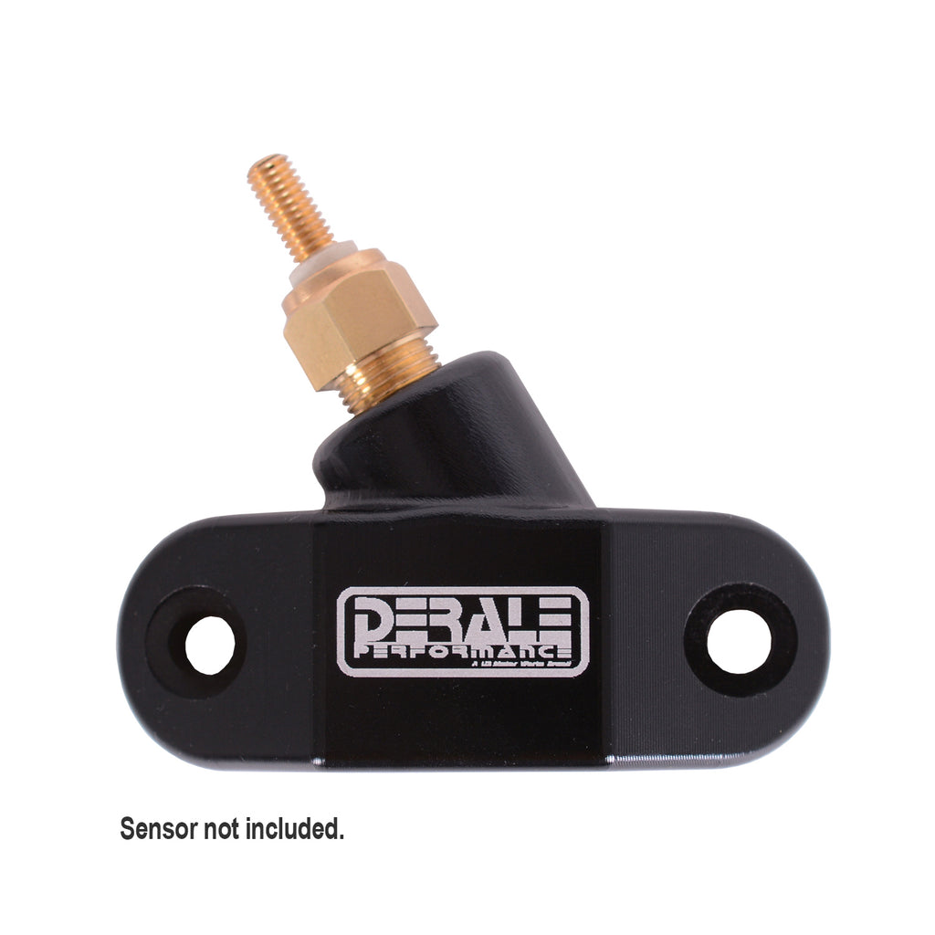 Derale Billet Aluminum LS Engine Oil Cooler Block-off Adapter Dual 1/8"NPT Ports