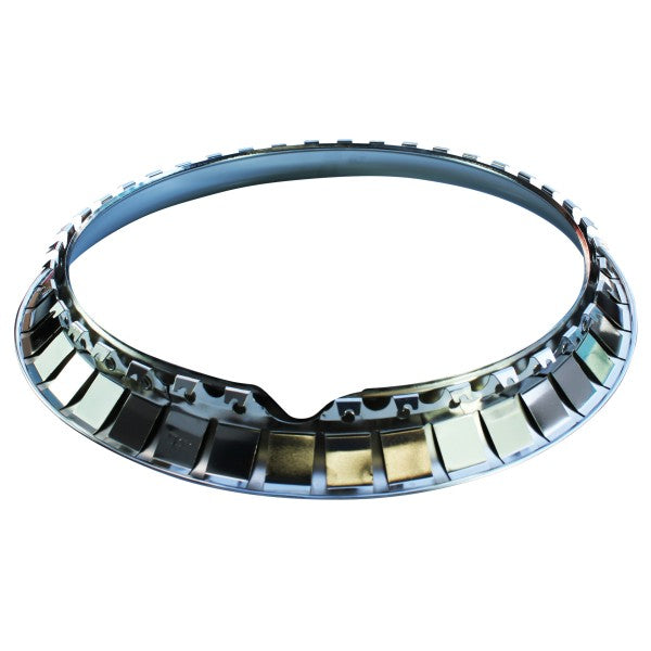 TFI Racing Wheel Trim Rings Beauty (Band) 15" set 4. Steel Finish Band Ring