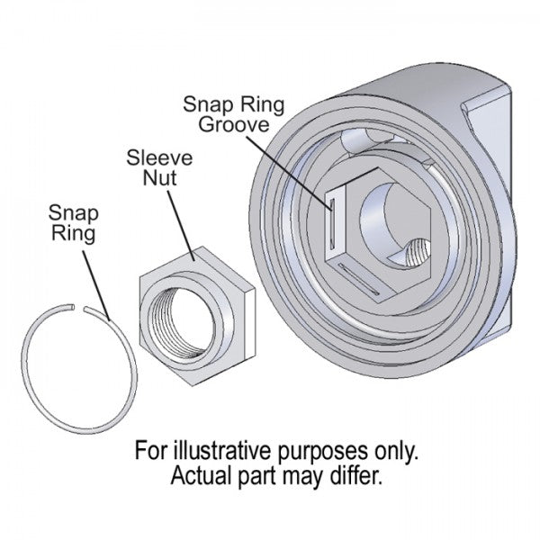 Derale Premium Engine Spin On Adapter with -10AN O-ring Ports, 22x1.5mm Engine