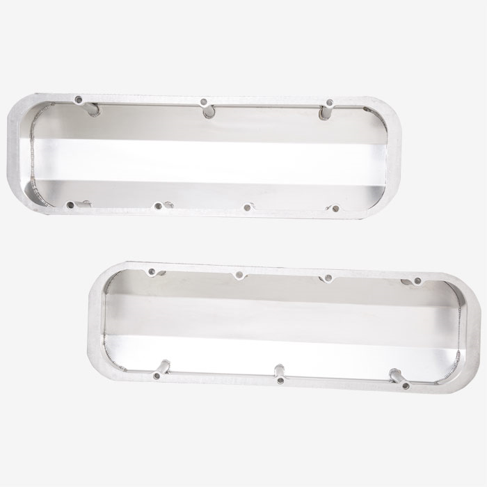 TFI Racing Valve Covers Fabricated Chevrolet BB 396-502 Tall Anodised with Rails