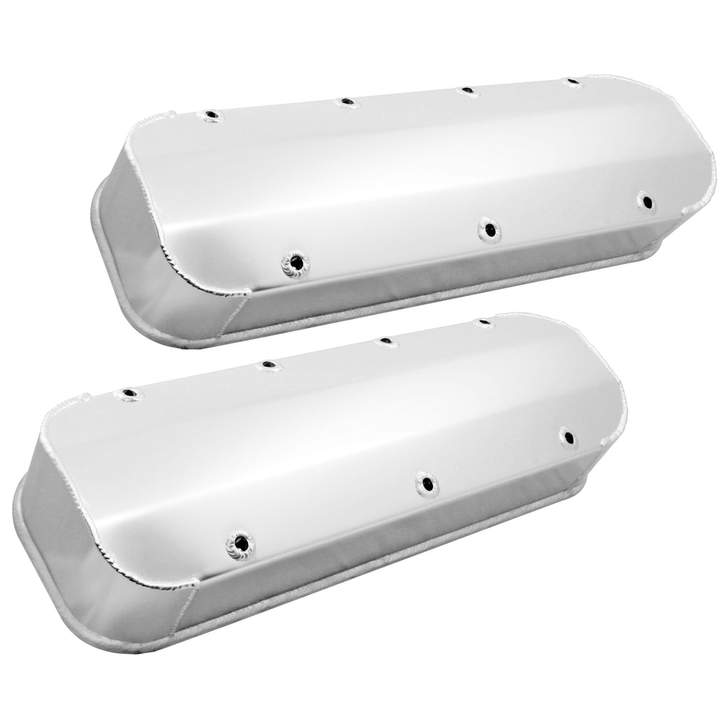 TFI Racing Valve Covers Fabricated Chevrolet BB 396-502 Tall Anodised with Rails