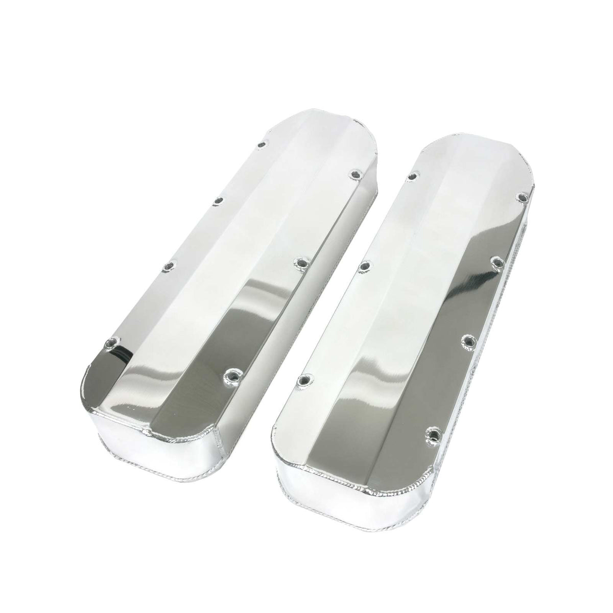 TFI Racing Valve Covers Fabricated Chevrolet BB 396-502 Tall Anodised with Rails