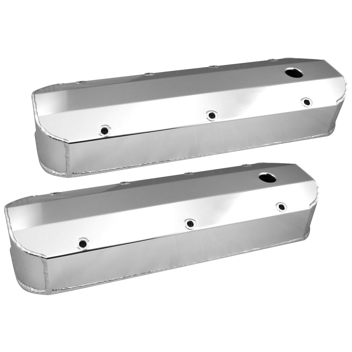 TFI Racing Valve Covers Fabricated Chevrolet BB 396-502 Tall Anodised with Rails
