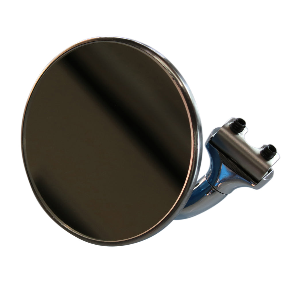 TFI Racing 4" Short Arm Peep Side Door Edge Glass Mirror Outside Rear View