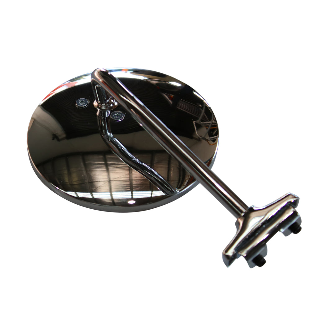 TFI Racing 4-1/2" Straight Arm Peep Side Door Edge Glass Mirror Outside Rear