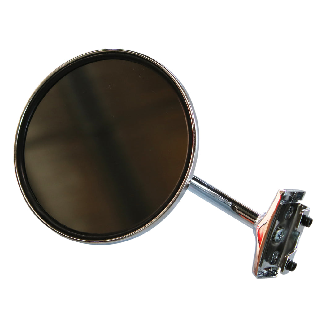 TFI Racing 4-1/2" Straight Arm Peep Side Door Edge Glass Mirror Outside Rear
