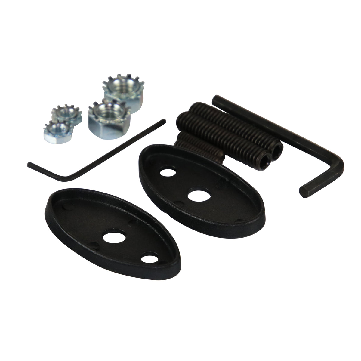 TFI Racing 4" Swan Neck Arm Mirror 2 Stud Mount Street Rod Outside View