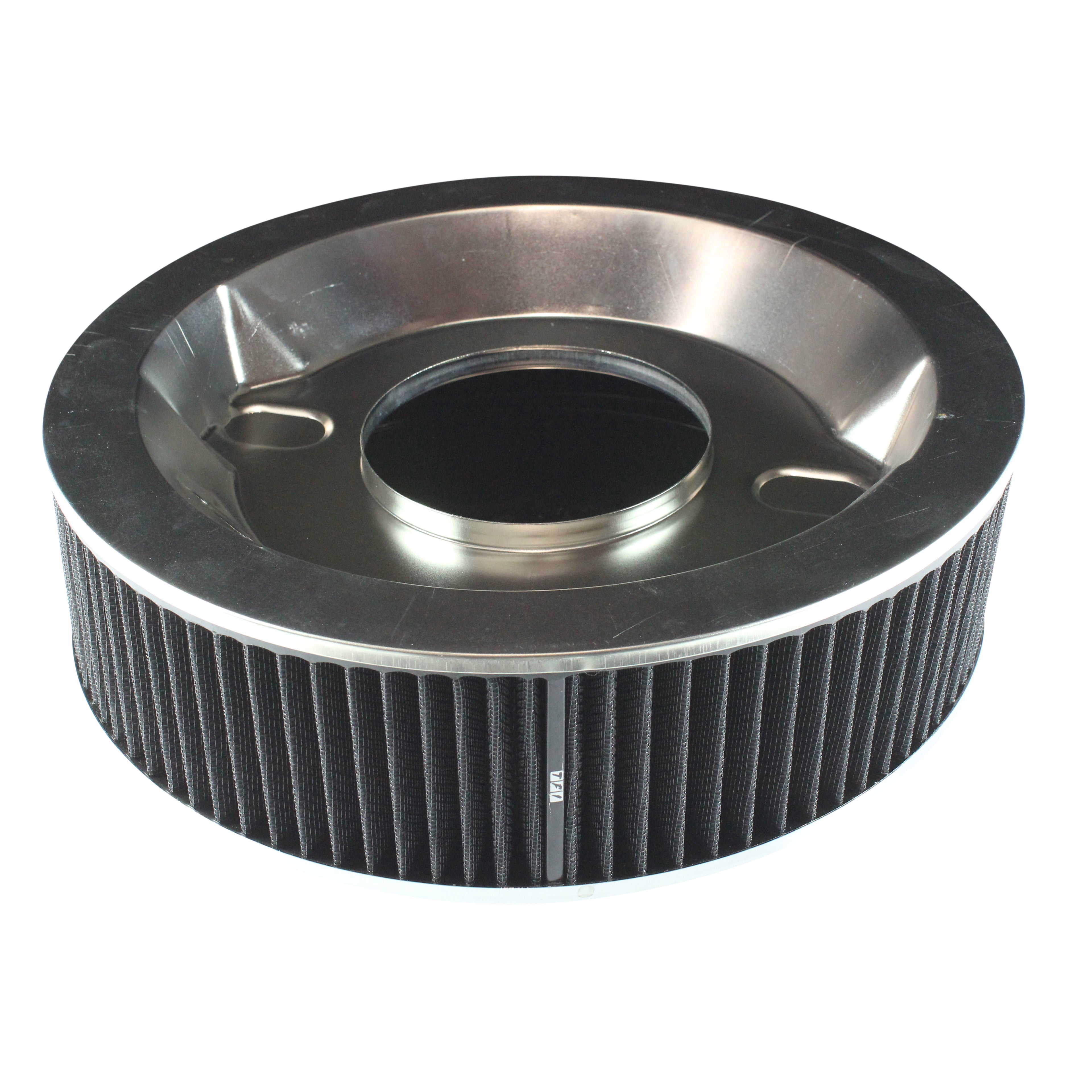 TFI Racing Air Filter Cleaner 14" x 4" Holley Edelbrock Recessed Base Washable