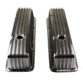 TFI Racing Valve Covers Chevrolet SB 283-400 Tall Finned Polish Nostalgic