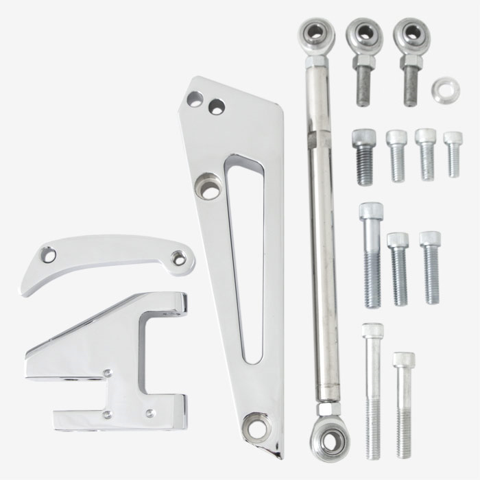 TFI Racing Alternator Bracket Kit Billet Aluminium Chevrolet Big Block SWP