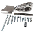 TFI Racing Air Conditioning Bracket Polished Aluminium Chevrolet Sm Block SWP