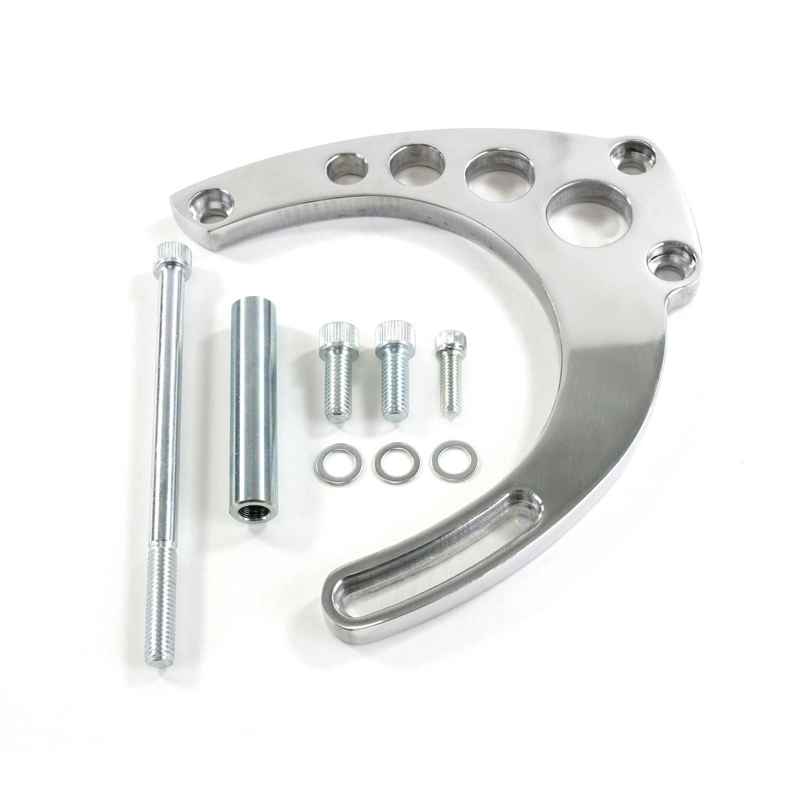 TFI Racing Alternator Bracket Mid-Mount Kit Aluminium Chevrolet Big Block LWP