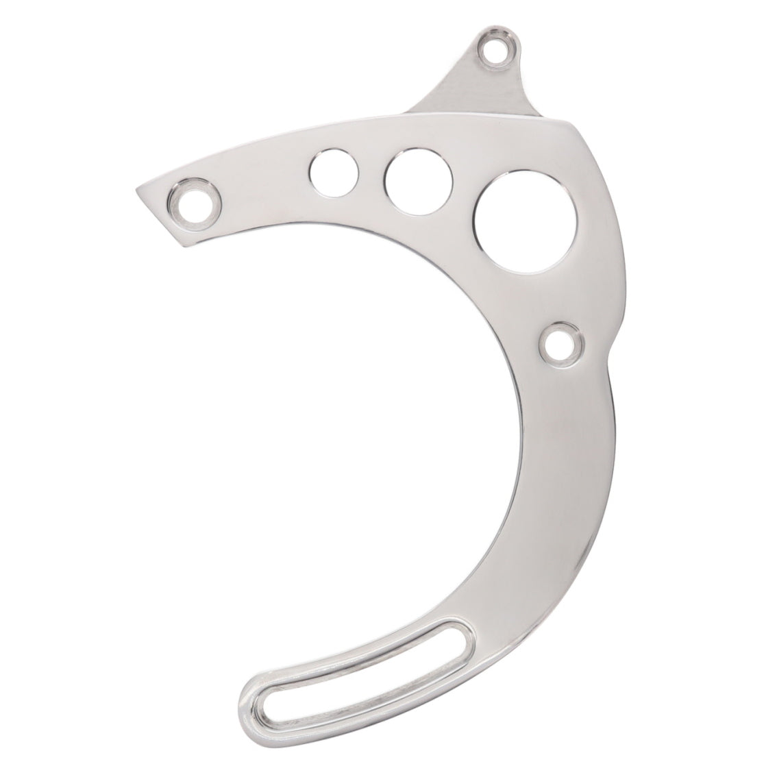 TFI Racing Alternator Bracket Mid Mount Big Block Ford Polished