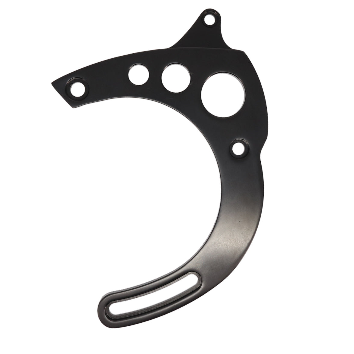 TFI Racing Alternator Bracket Mid Mount Big Block Ford Black