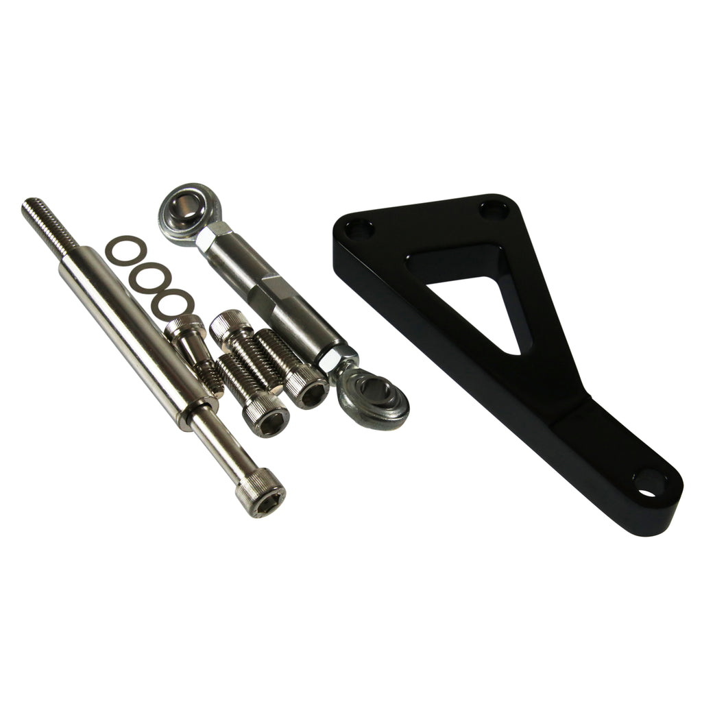 TFI Racing Alternator Bracket Black Aluminium Outward Mount Small Block Chev LWP