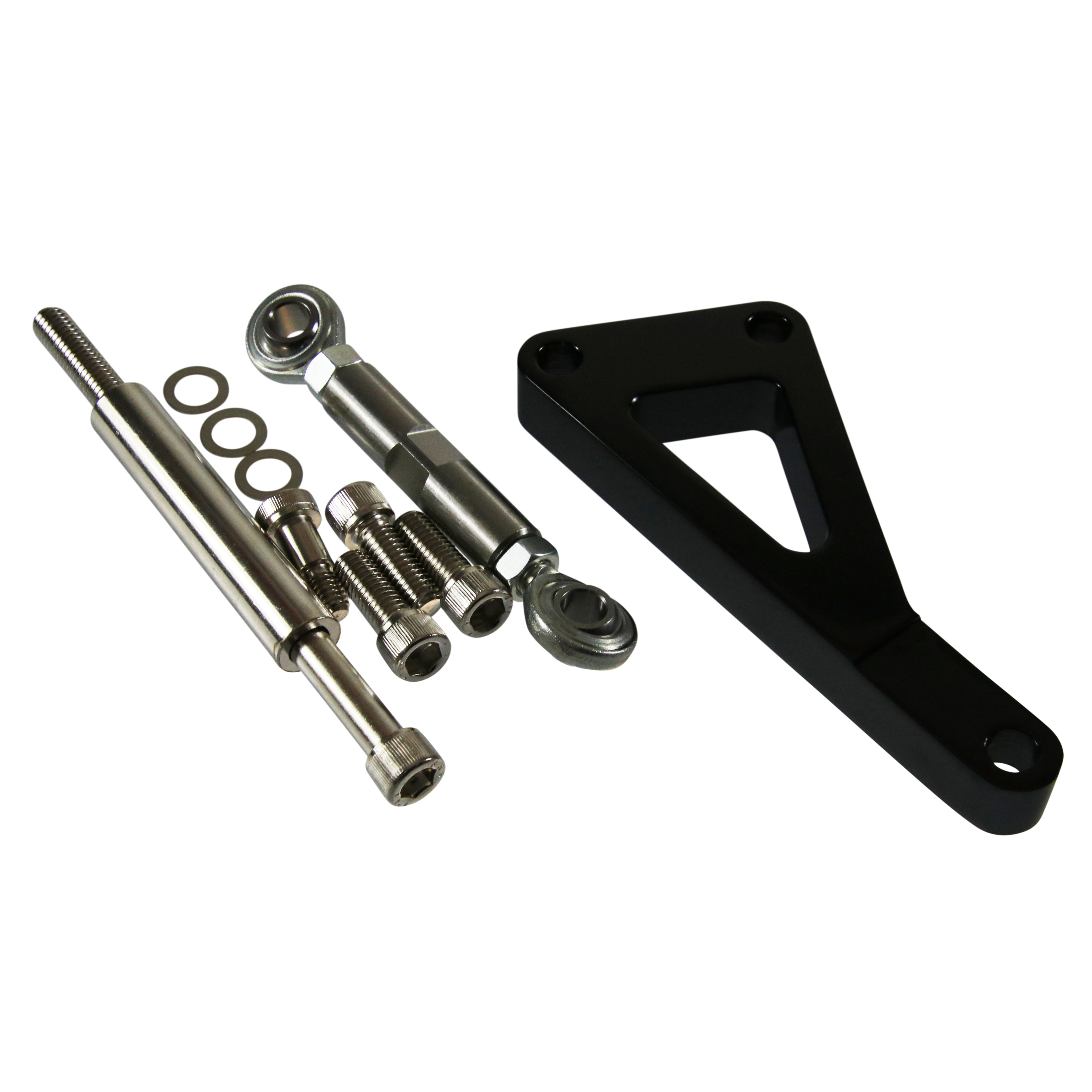 TFI Racing Alternator Bracket Black Aluminium Outward Mount Small Block Chev LWP