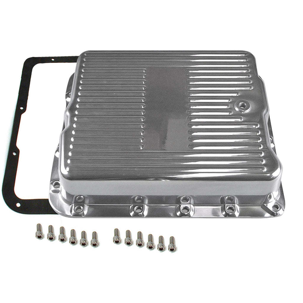 TFI Racing Transmission Pan GM Turbo 700R4/4L60/4L60E-extra Capacity Alloy