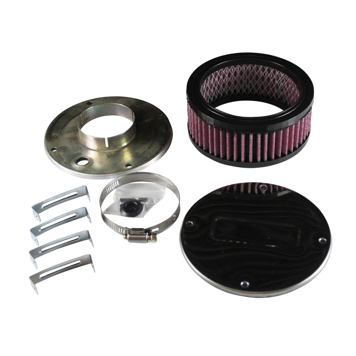 TFI Racing Air Cleaner 5-1/2" Wide x 55mm Tall 2-5/16" Neck Single Barrel